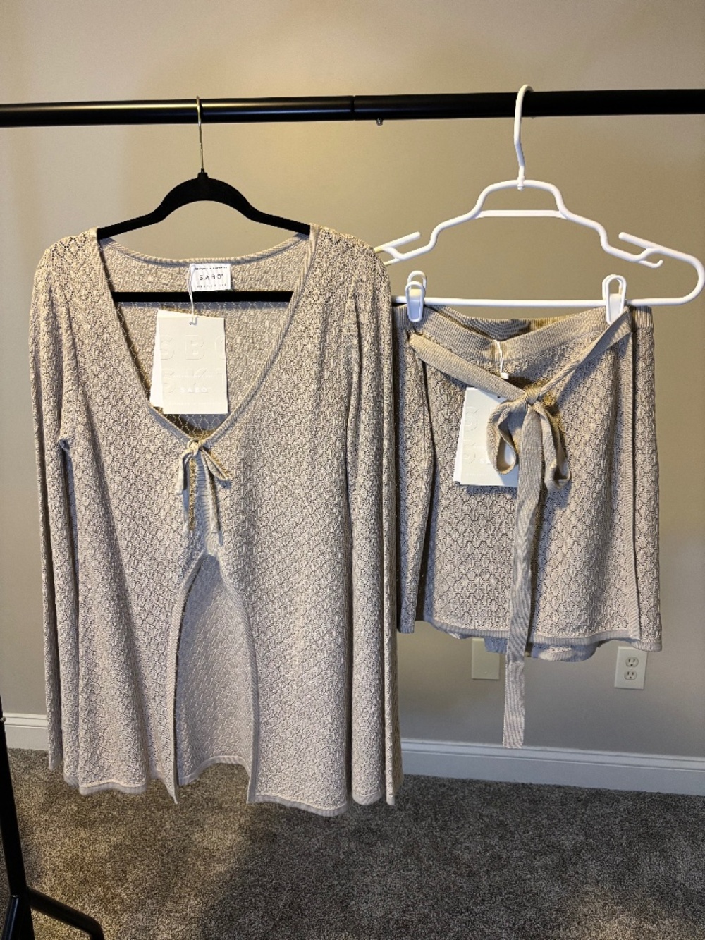 SABO Knit Two-piece Set- New